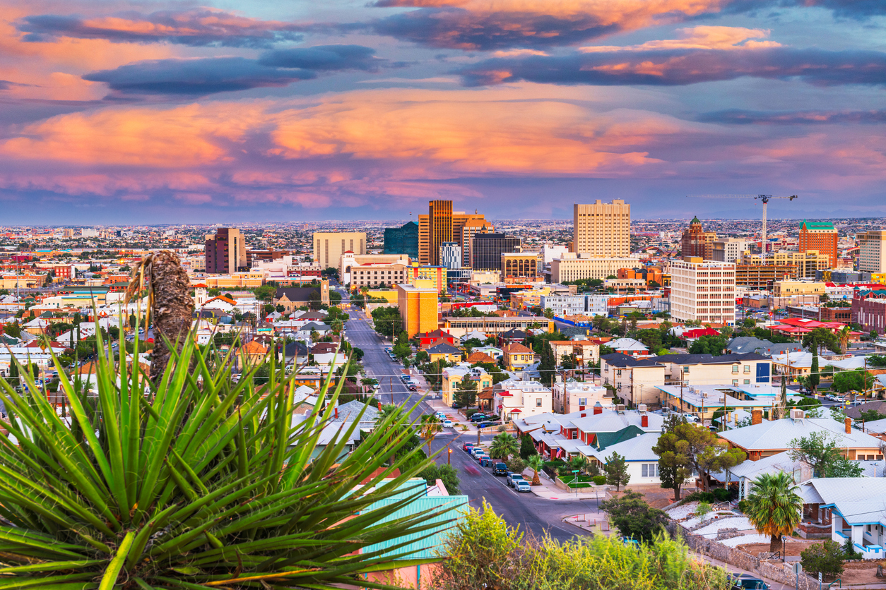 Panoramic Image of El Paso, TX